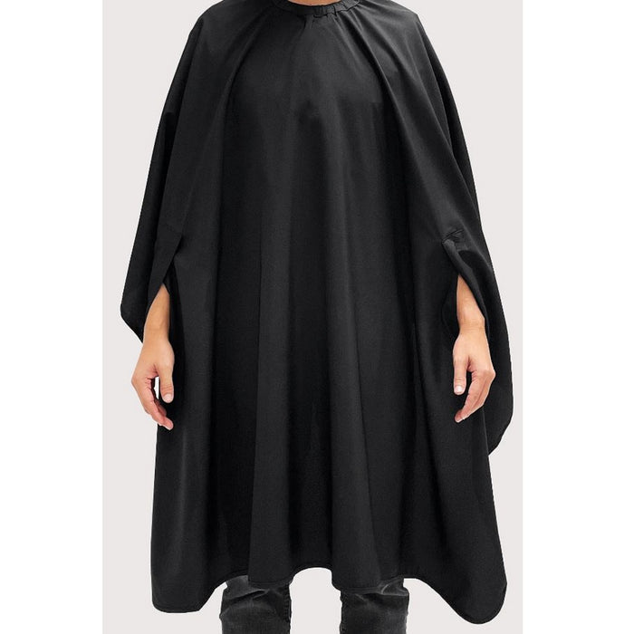 Barber Strong The Hands Free Barber Cape - Solid Black #BSC12-BLKHF