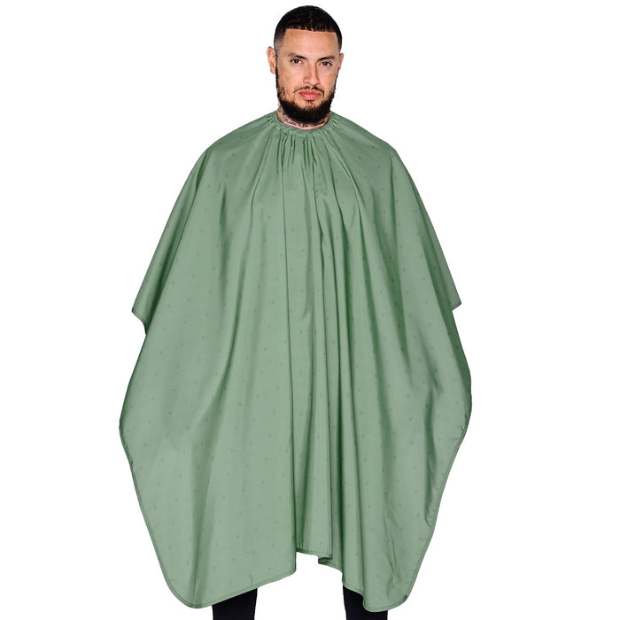 Barber Strong The Barber Cape - Barber Shield Green #BSC16-GRN