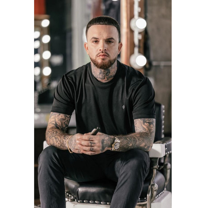 Barber Strong The Barber Tech Tees - Black #BST01-BLK [S to 5XL Available]
