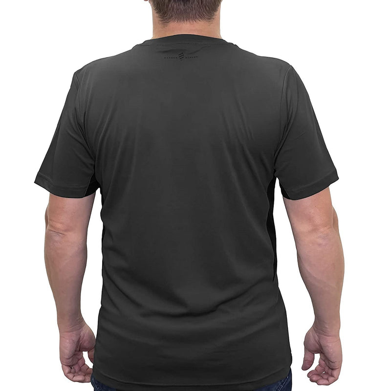 Barber Strong The Barber Tech Tees - Gunmetal Grey #BST01-GRY [S to 5XL Available]