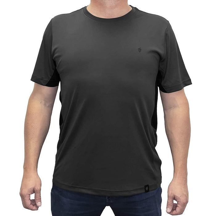 Barber Strong The Barber Tech Tee - Gunmetal Grey [S-5XL] #BST01-GRY