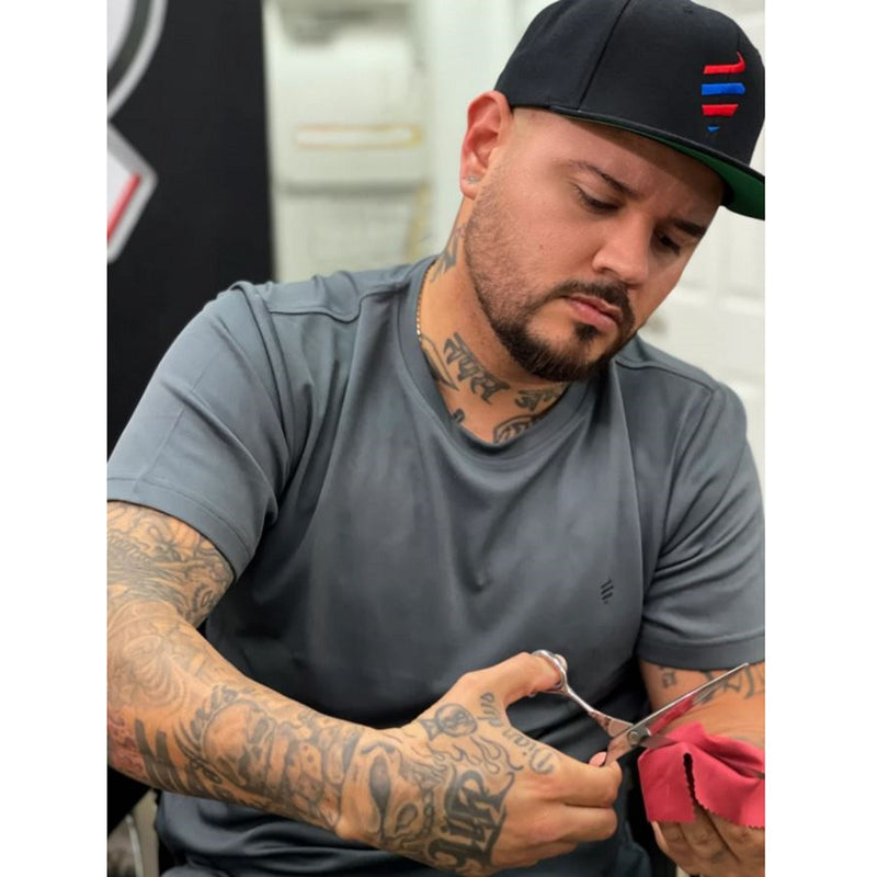 Barber Strong The Barber Tech Tees - Gunmetal Grey #BST01-GRY [S to 5XL Available]
