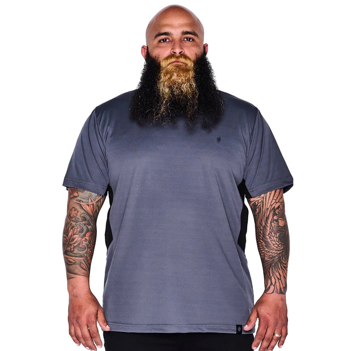 Barber Strong The Barber Tech Tees - Gunmetal Grey #BST01-GRY [S to 5XL Available]