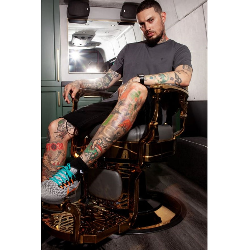 Barber Strong The Barber Tech Tees - Gunmetal Grey #BST01-GRY [S to 5XL Available]