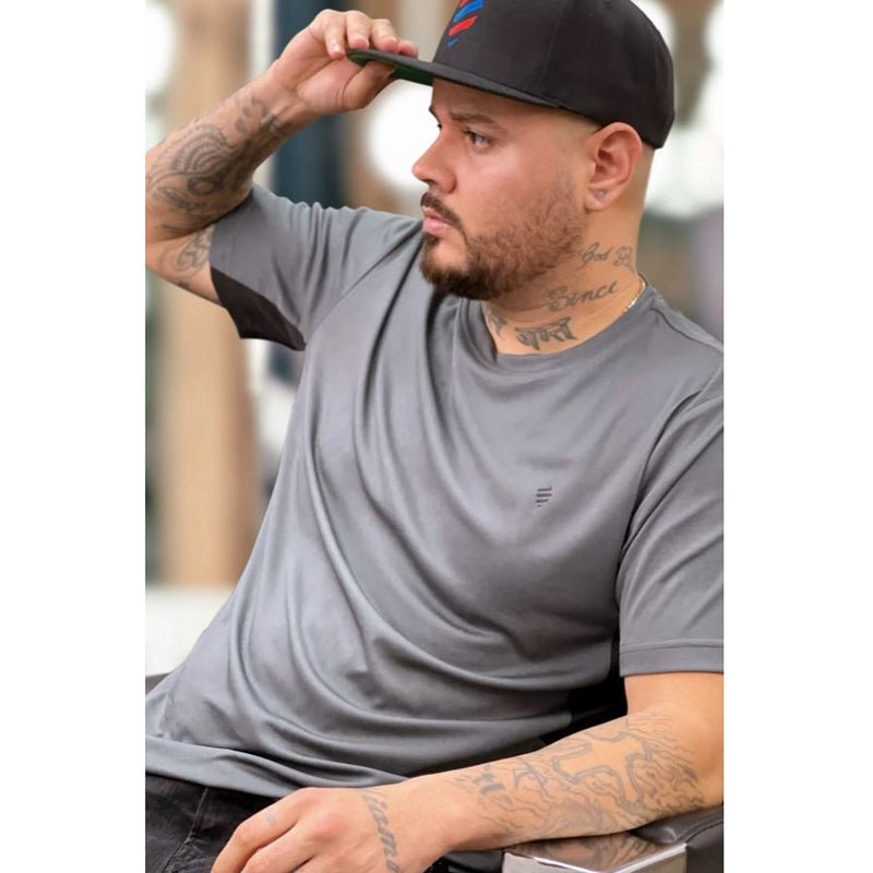 Barber Strong The Barber Tech Tees - Gunmetal Grey #BST01-GRY [S to 5XL Available]