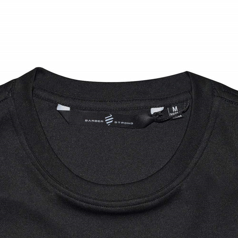 Barber Strong The Barber Tech Tees - Black #BST01-BLK [S to 5XL Available]
