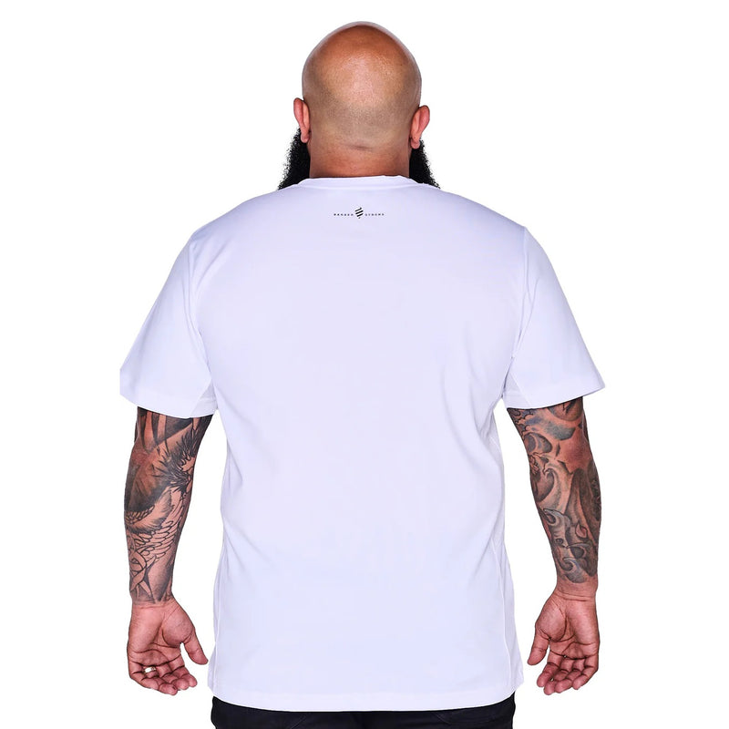 Barber Strong The Barber Tech Tees - White #BST01-WHT [S to 5XL Available]