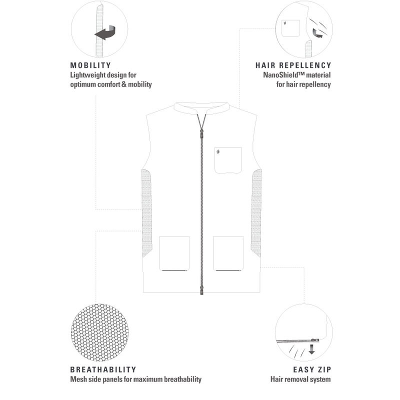 Barber Strong The Barber Vests - Black #BSV01-BLK [S to 5XL Available]