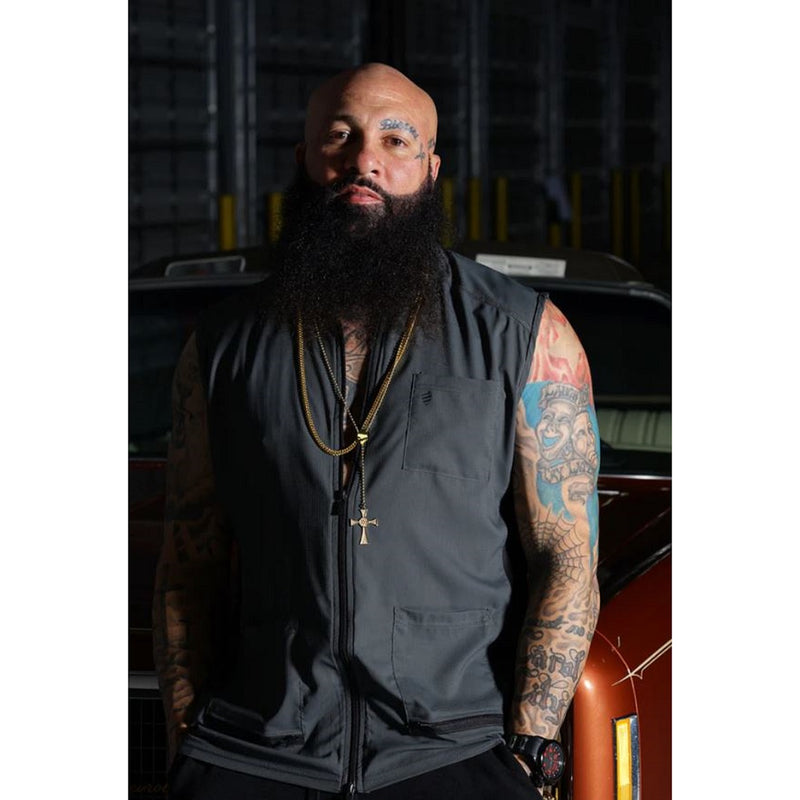Barber Strong The Barber Vests - Black #BSV01-BLK [S to 5XL Available]