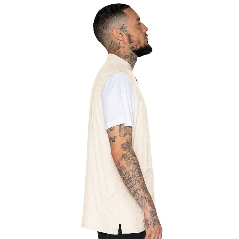 Barber Strong The Barber Vests - Khaki #BSV01-KHAKI [S to 5XL Available]