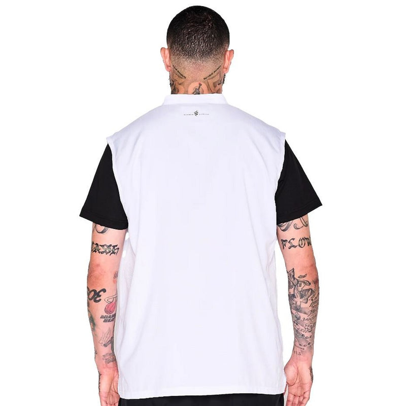 Barber Strong The Barber Vests - White #BSV01-WHT [S to 5XL Available]