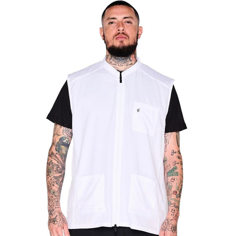 Barber Strong The Barber Vests - White #BSV01-WHT [S to 5XL Available]