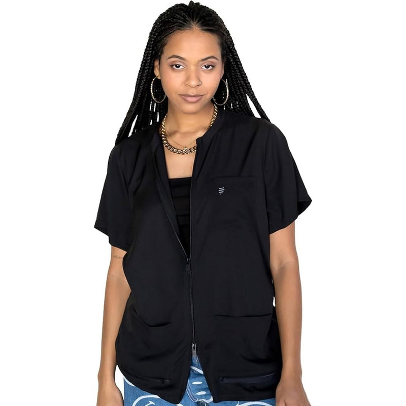 Barber Strong The WOMEN'S Barber Jackets - Black #BSWBJ-BLK [XS to 3XL Available]