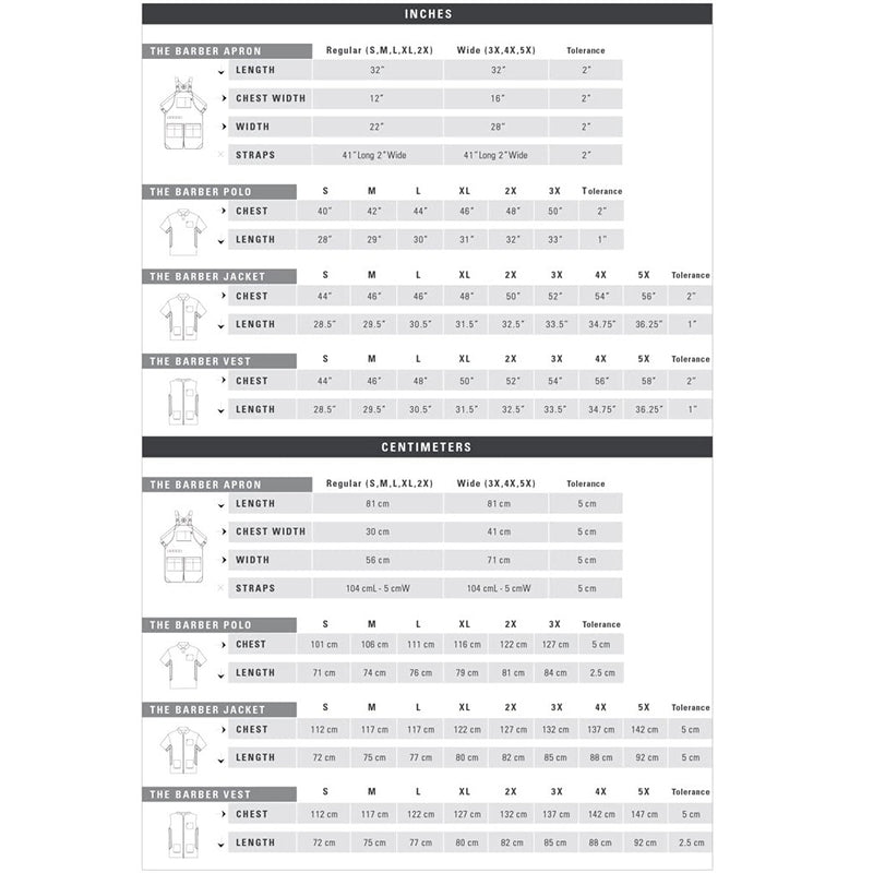 Barber Strong The Barber Jackets - Red #BSJ01-RED [S to 5XL Available]