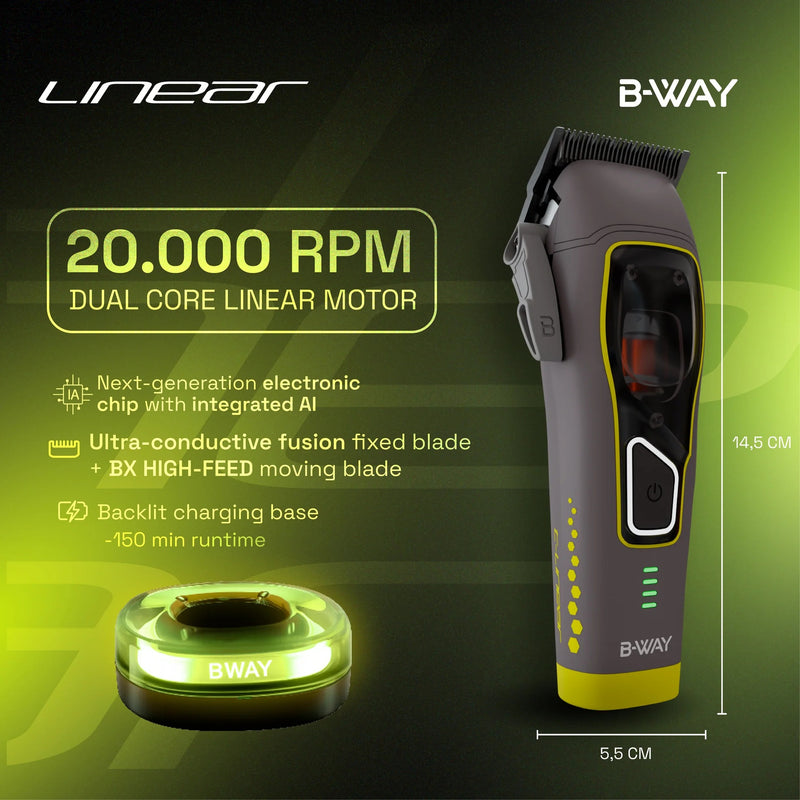 B-WAY Linear Clipper Gray #BW18028