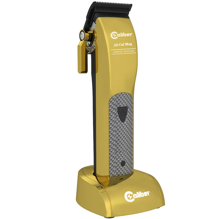 Caliber LIMITED EDITION GOLD .50 Cal Mag High Speed Magnetic Motor Cordless Clipper