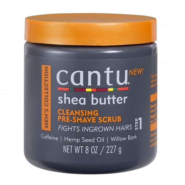 Cantu for Men Cleansing Pre-Shave Scrub 8 oz