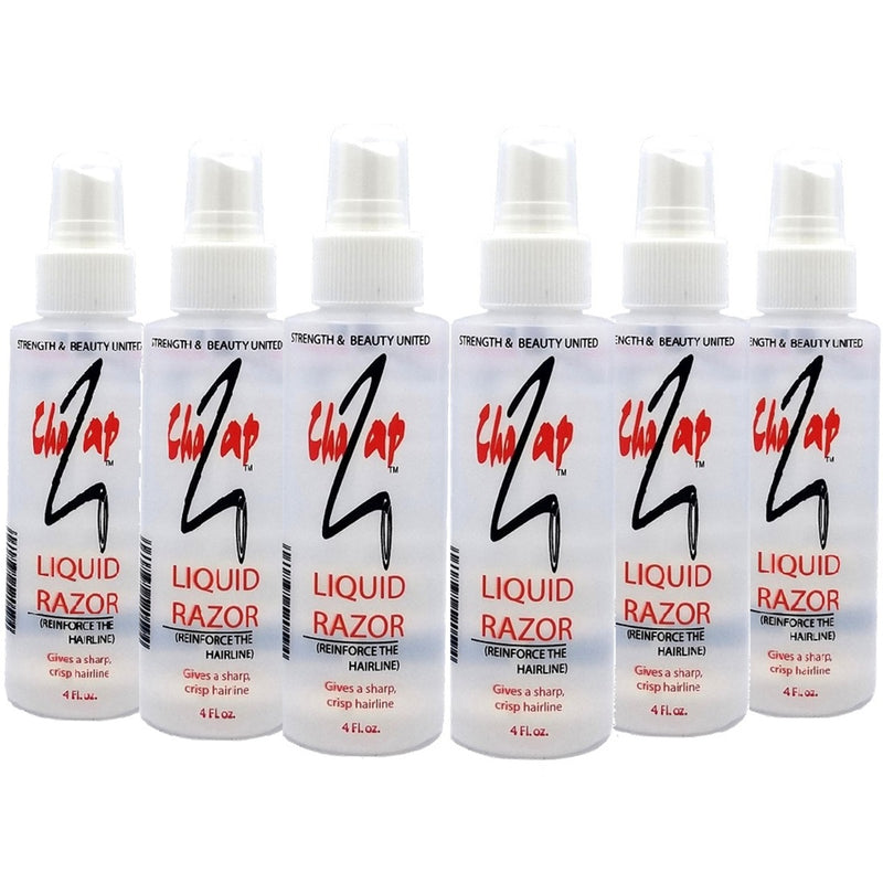 Chazap Liquid Razor 4 oz - 6 Pack (Bulk)