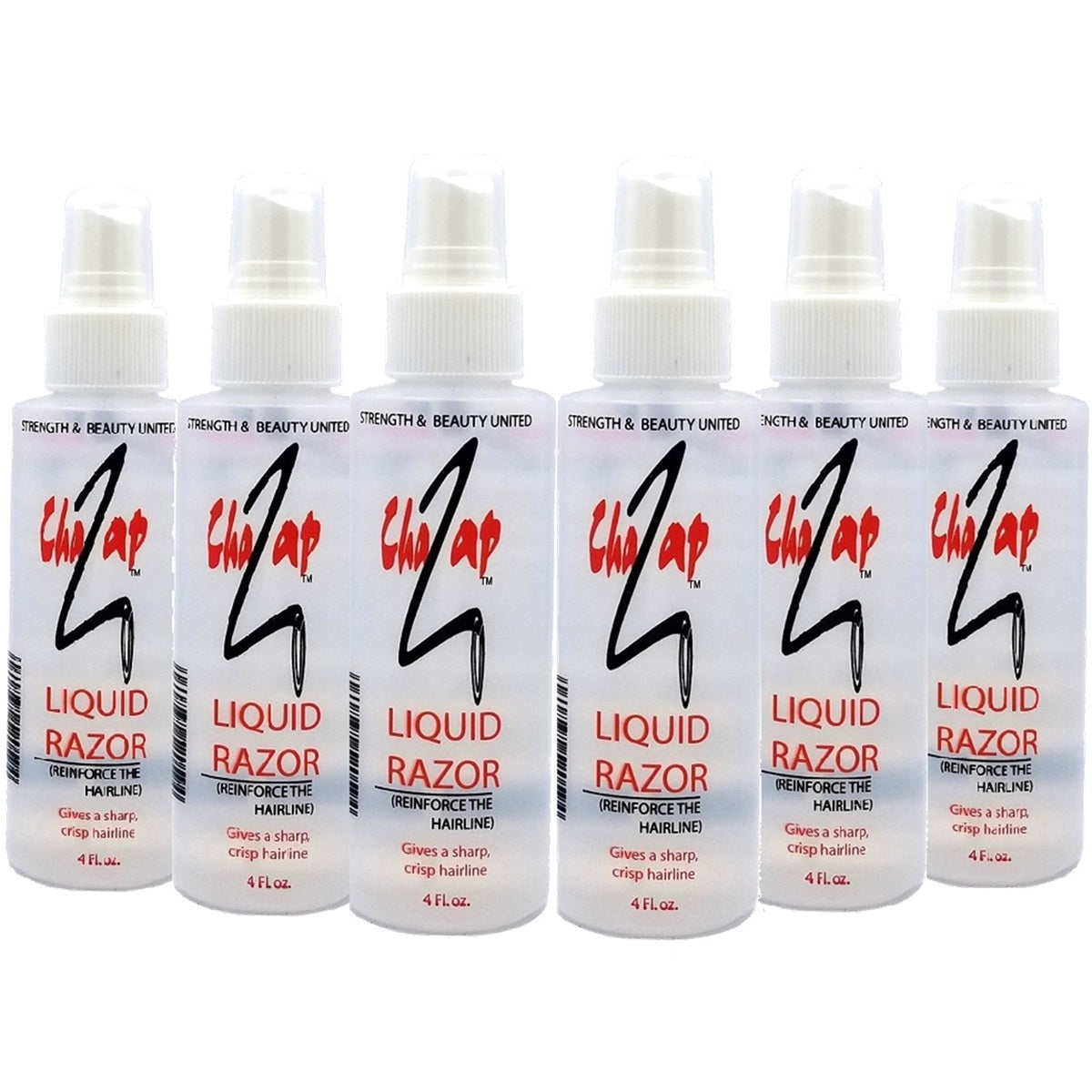 Chazap Liquid Razor 4 oz - 6 Pack (Bulk) — ibarber.com
