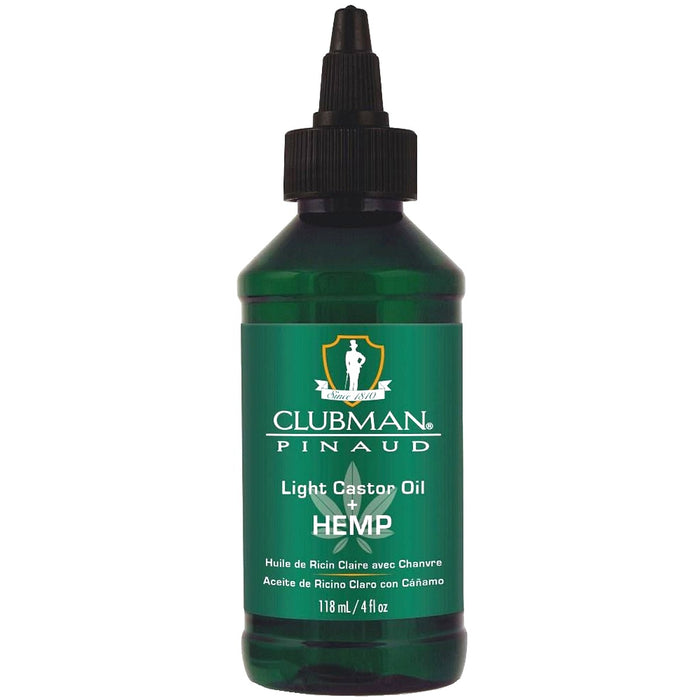 Clubman Pinaud Light Castor Oil + Hemp Oil 4 oz