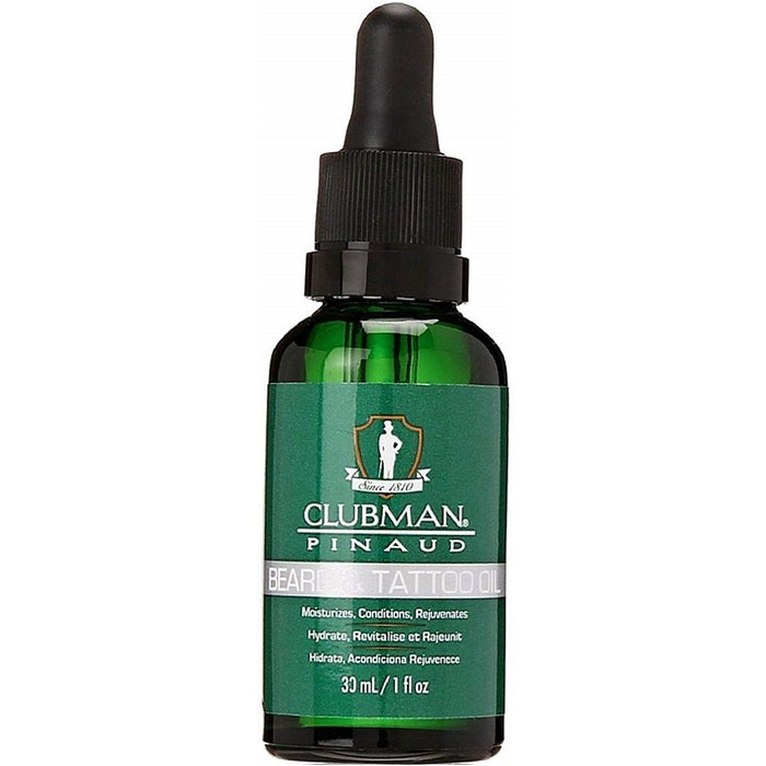 Clubman Pinaud Beard and Tattoo Oil 1 oz