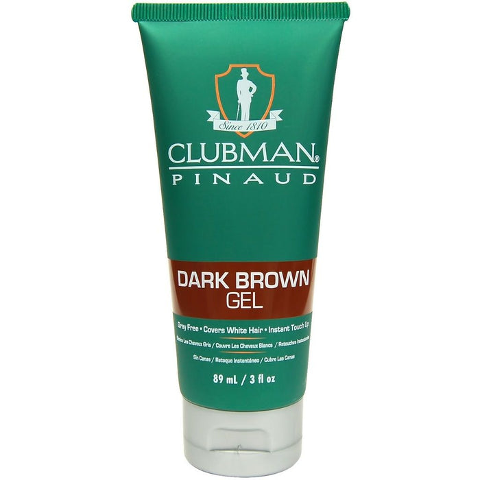 Clubman Pinaud Gel Dark Brown 3 oz