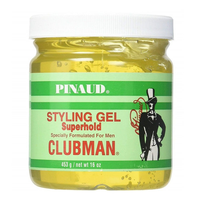 Clubman Pinaud Super Hold Styling Gel 16 oz