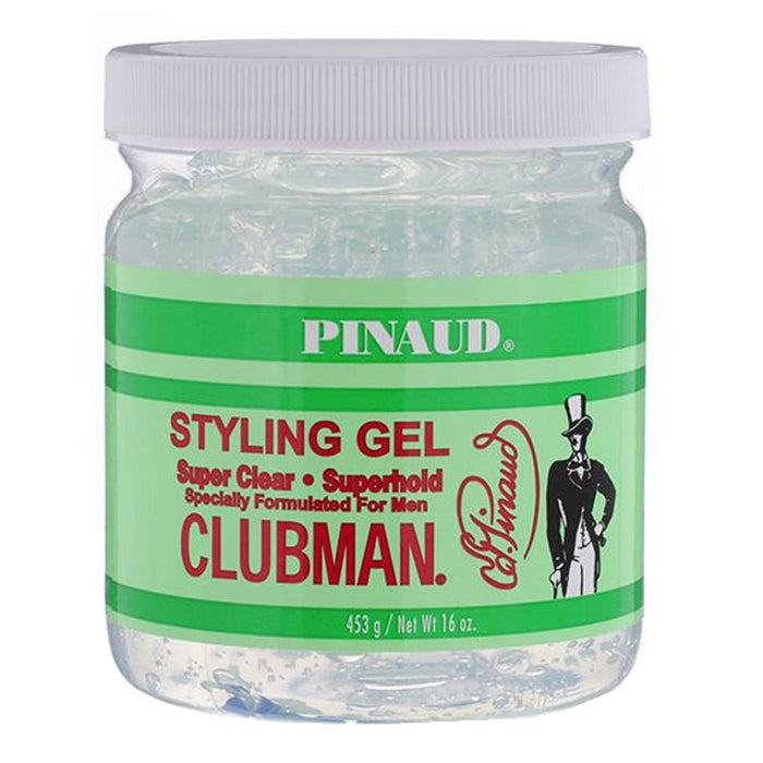 Clubman Pinaud Super Hold Styling Gel Clear 16 oz