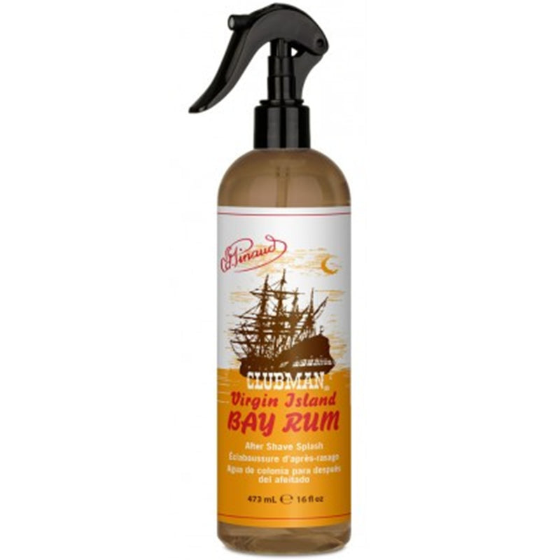 Clubman Pinaud Virgin Island Bay Rum After Shave Lotion Spray 16 oz