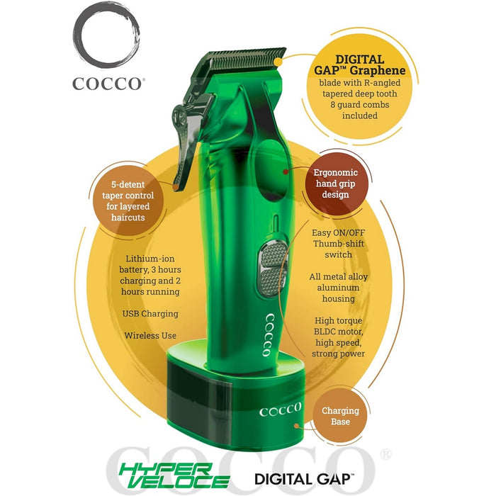 Cocco Hyper Veloce Pro Clipper - Green #CHVPC-GREEN