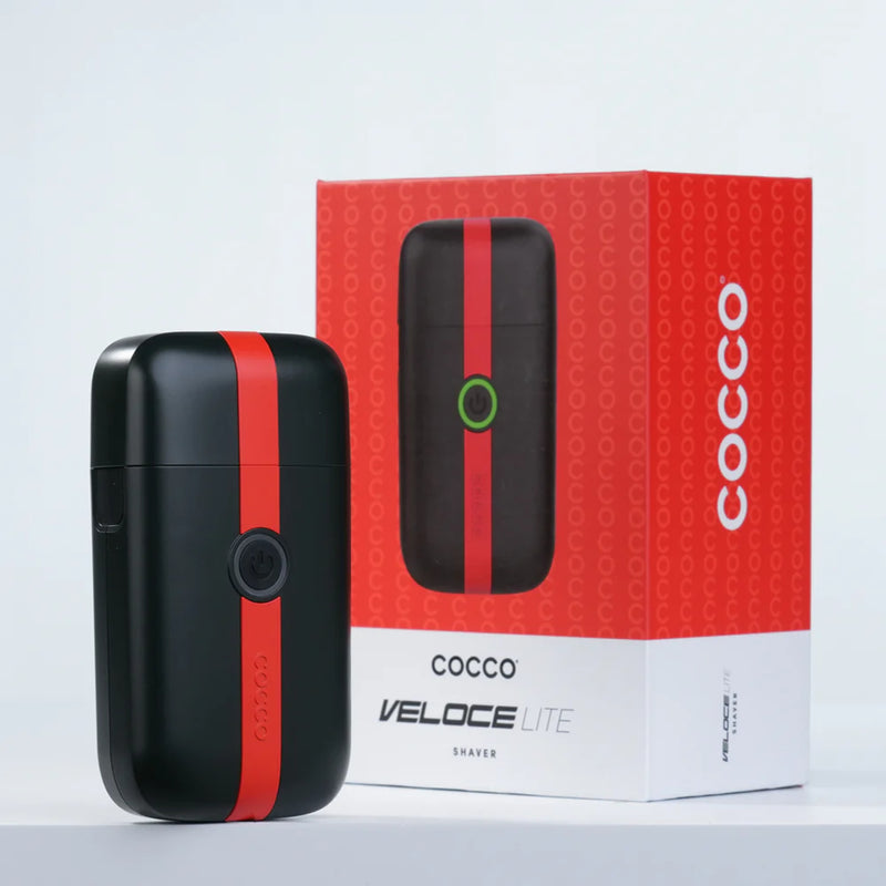 Cocco Veloce Lite Shaver - Black/Red Stripe #CVLS-BLK-RED