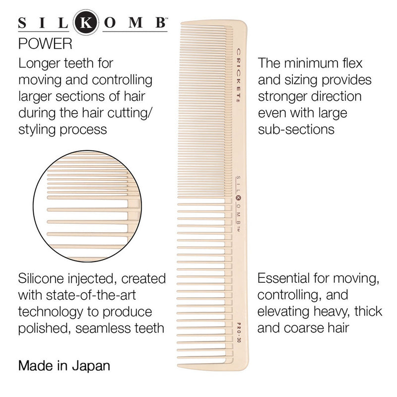 Power Comb Cricket Silkomb Power Comb #PRO-30 — ibarber.com