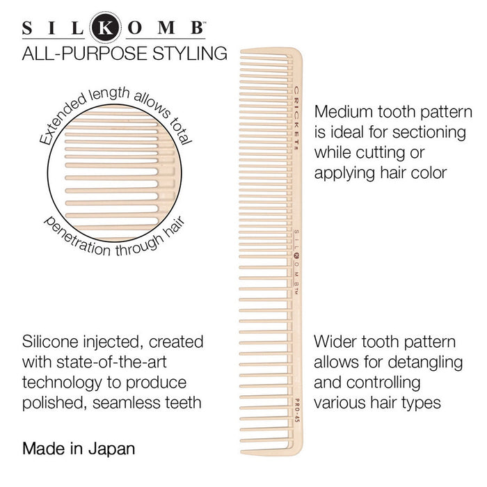 Cricket Silkomb All Purpose Comb #PRO-45