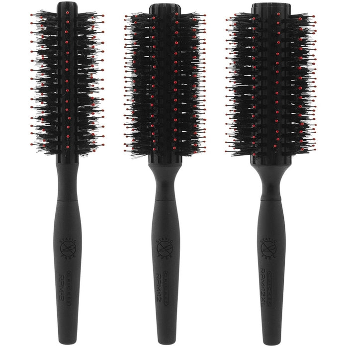 Cricket Static Free RPM Row Deluxe Boar Brush [Available in 2", 2.25", 2.5"]