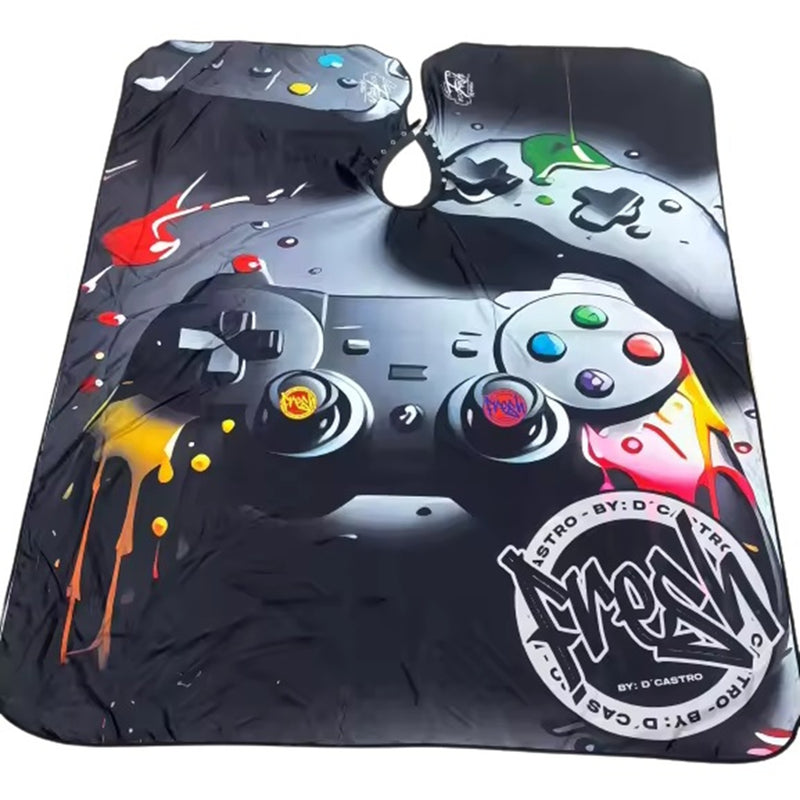 Fresh by D'Castro Barber Capes - Gamer Love [2 Type Options]
