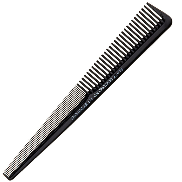 Denman Black Diamond Tapered Barber Comb 7.5" #BD711