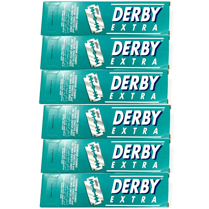 Derby Extra Stainless Double Edge 600 Blades - 100 Blades x 6 Pack (Bulk)