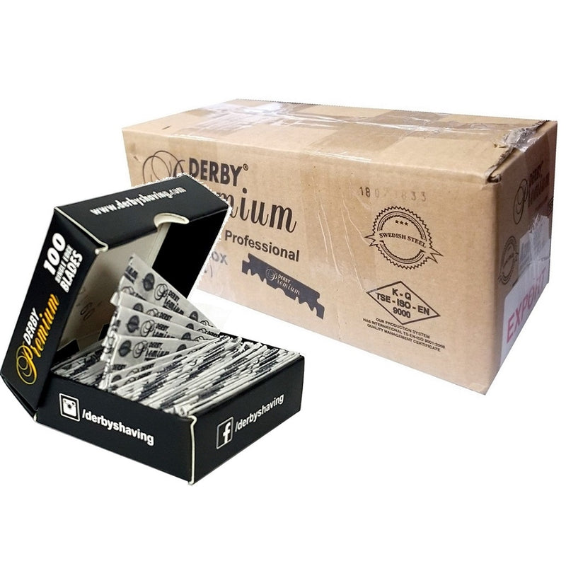 Derby Premium Single Edge Razor 5,000 Blades - 100 Blades x 50 Pack (Bulk)