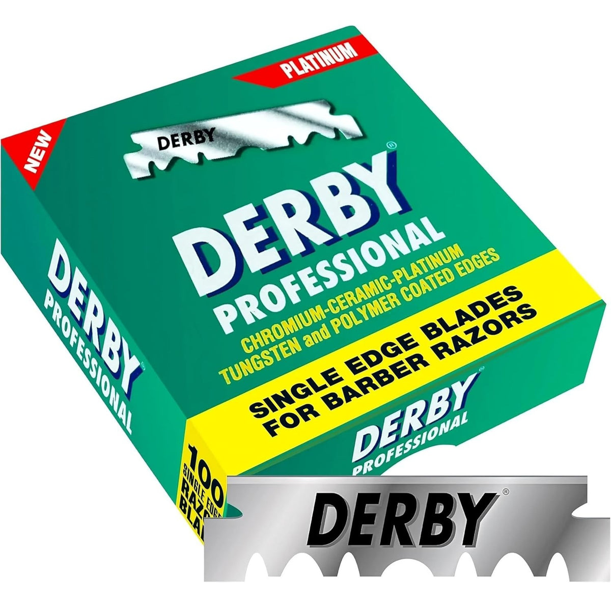 Derby Professional Single Edge Razor 100 Blades — ibarber.com