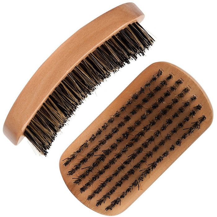 Diane Hard Reinforced Boar Curved Military Wave Brush #D1000