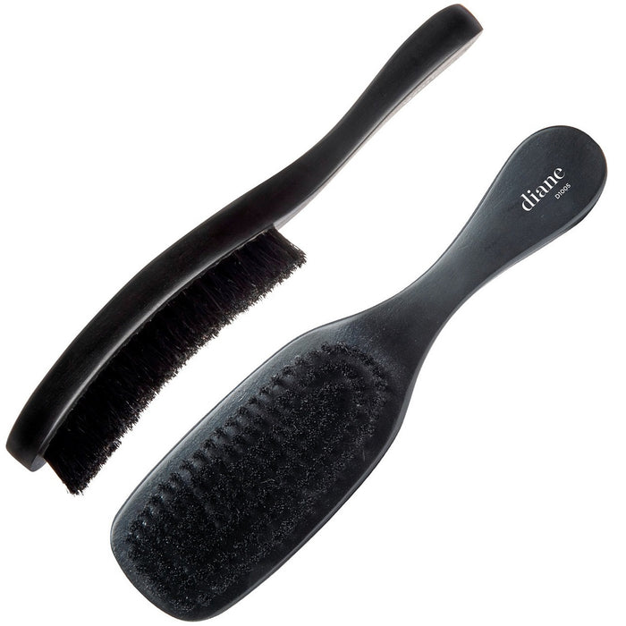 Diane 100% Soft Boar Curved Wave Brush #D1005