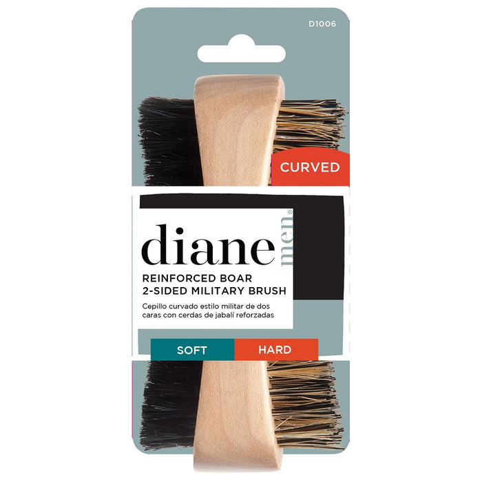 Diane 2-Sided Reinforced Boar Military Brush #D1006