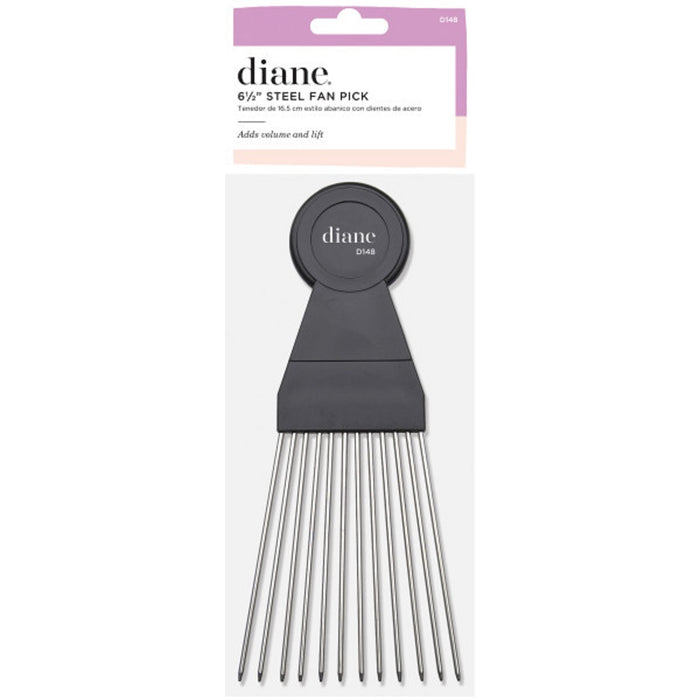 Diane 6.5" Steel Pin Fan Pick #D148