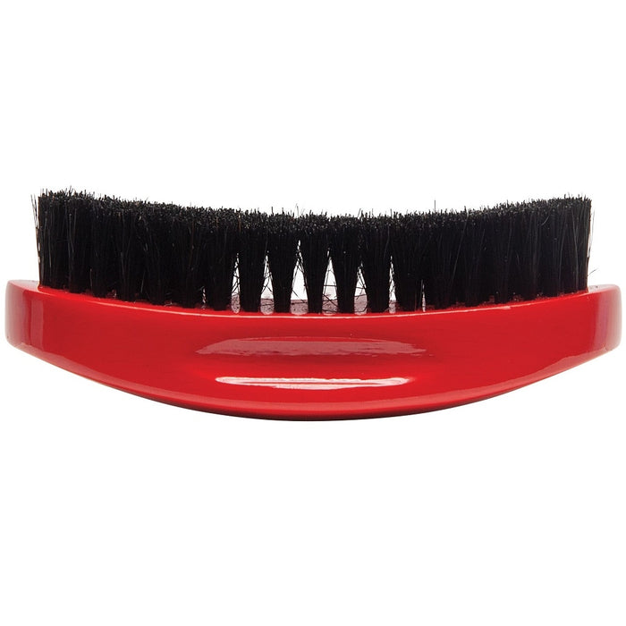 Diane Prestige Red Soft 100% Boar Military Wave Brush #D1701