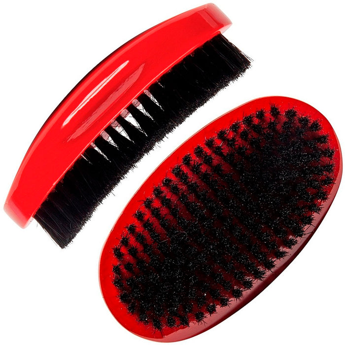 Diane Prestige Red Soft 100% Boar Military Wave Brush #D1701