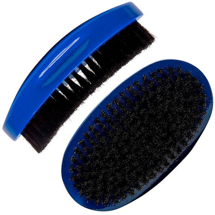 Diane Prestige Blue Soft 100% Boar Military Wave Brush #D1702