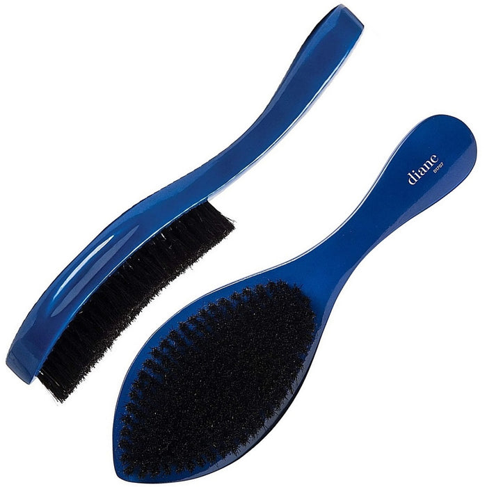 Diane Prestige Blue Soft 100% Boar Wave Brush #D1707