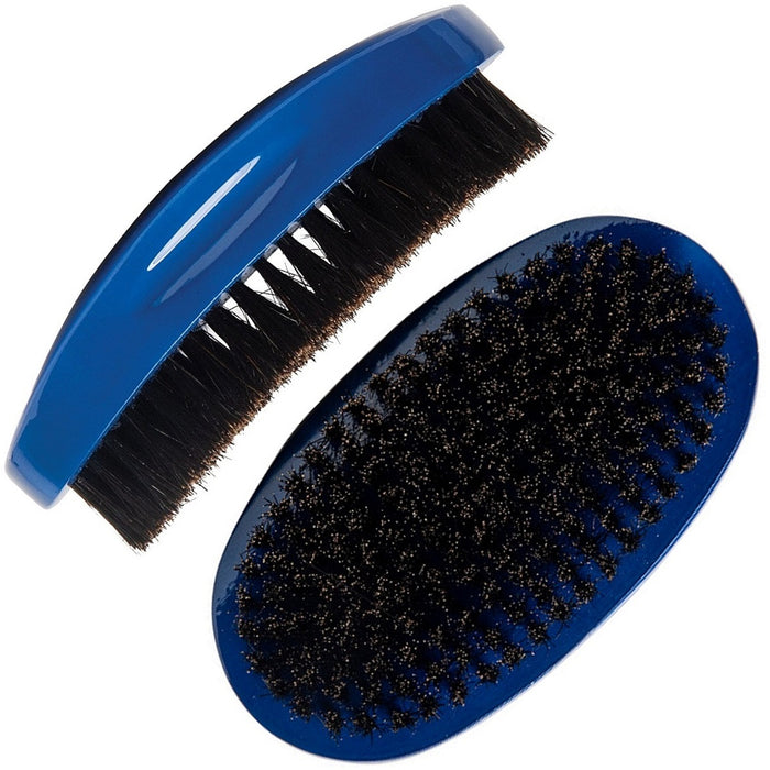 Diane Prestige Blue Medium 100% Boar Military Wave Brush #D1722