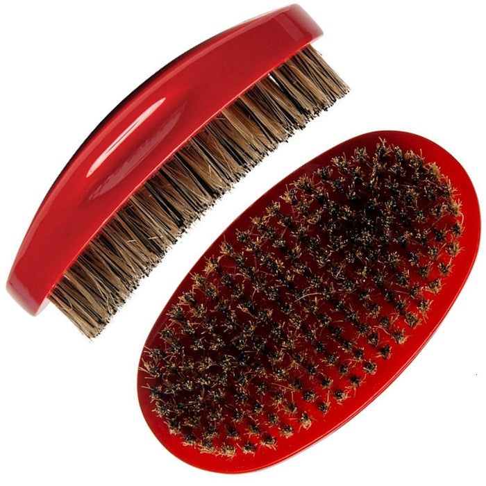 Diane Prestige Red Hard Reinforced Boar Military Wave Brush #D1741