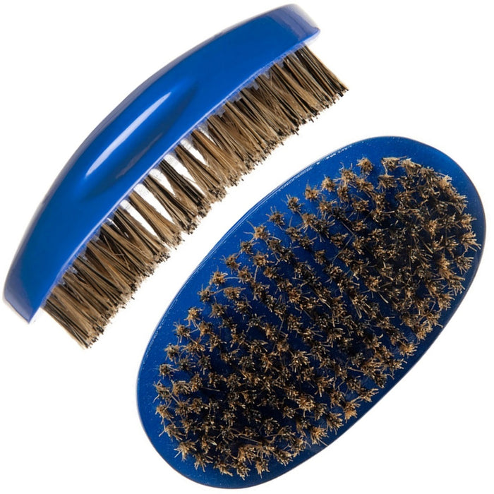 Diane Prestige Blue Hard Reinforced Boar Military Wave Brush #D1742